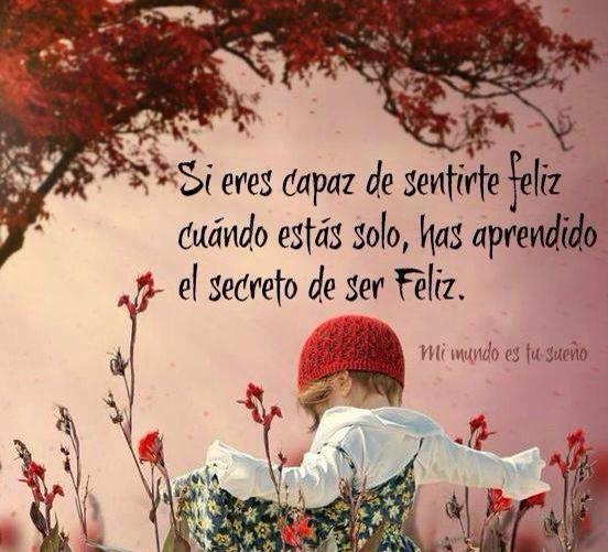 Retos Femeninos on Twitter: "Si eres capaz de sentirte feliz cuando estás  sola, has aprendido a ser feliz. #Mujeres http://t.co/nMUQfDN8xk  http://t.co/HDJaHHbp7S"