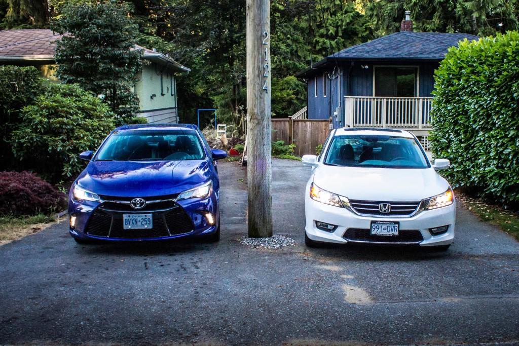 SpringHonda's tweet image. 2015 Toyota Camry V6 vs 2015 Honda Accord V6. buff.ly/1Iew4mw