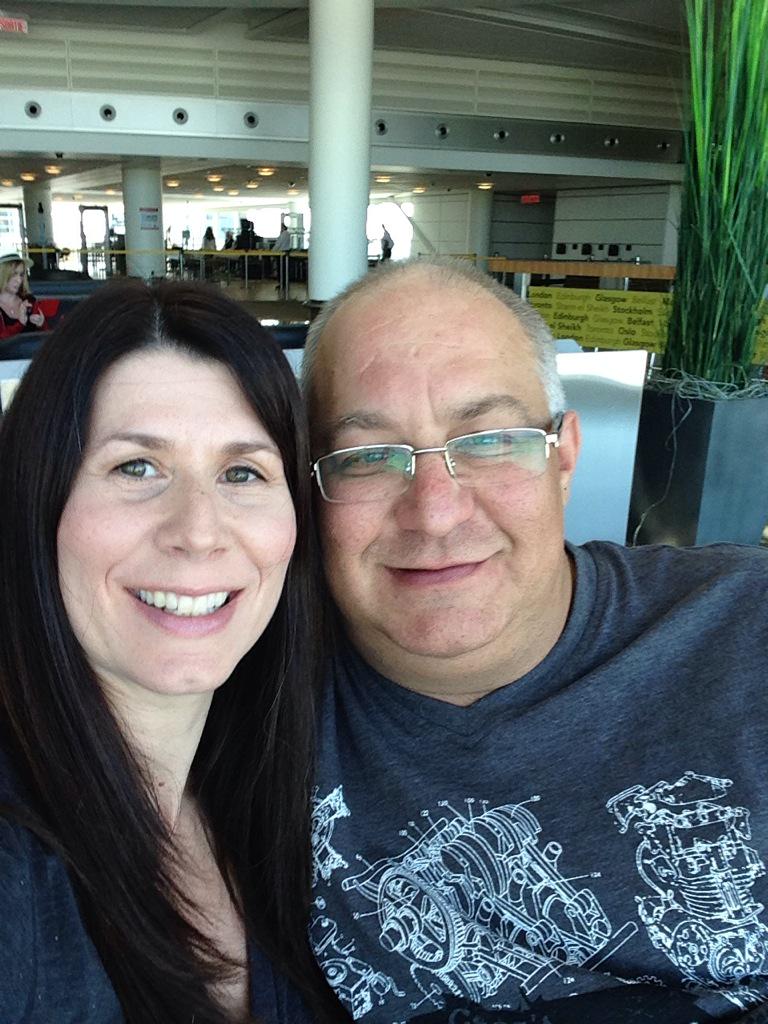 The start of our vacation to London and Paris.
