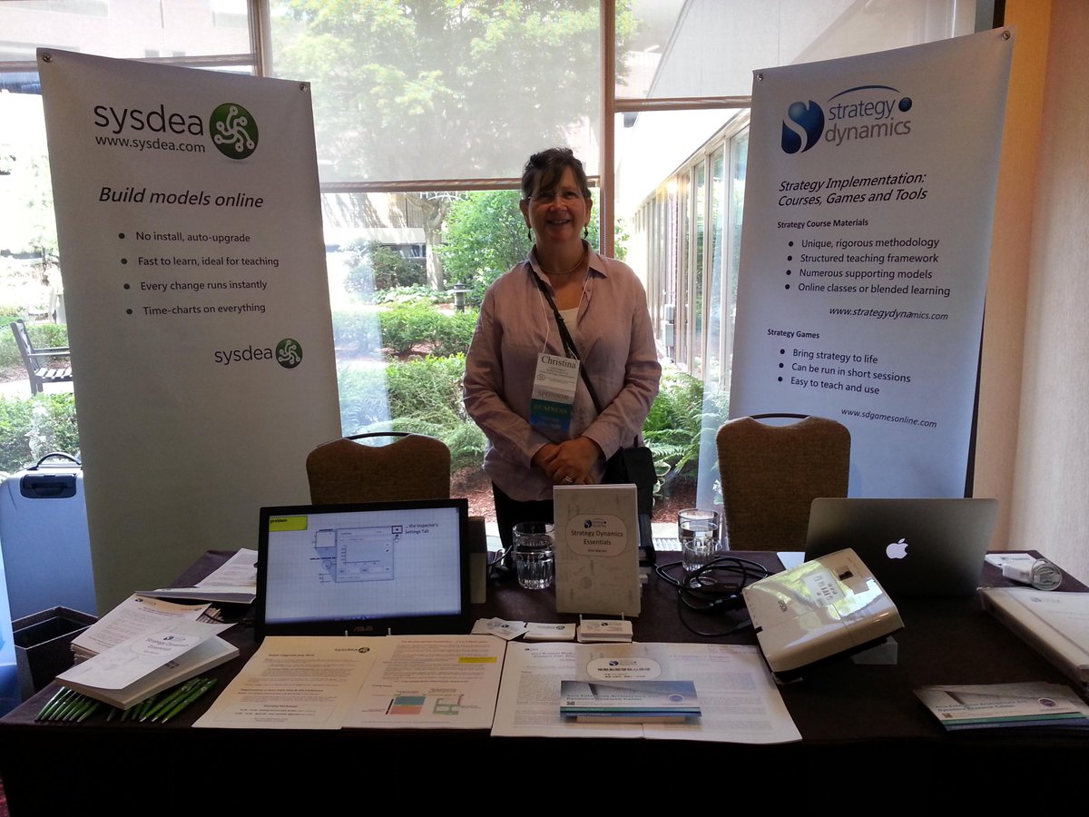 Stop by before these books are all sold out <a href="/StrategyDynamic/">Strategy Dynamics</a> table! Both in English/Chinese! #ISDC15 #系统动力