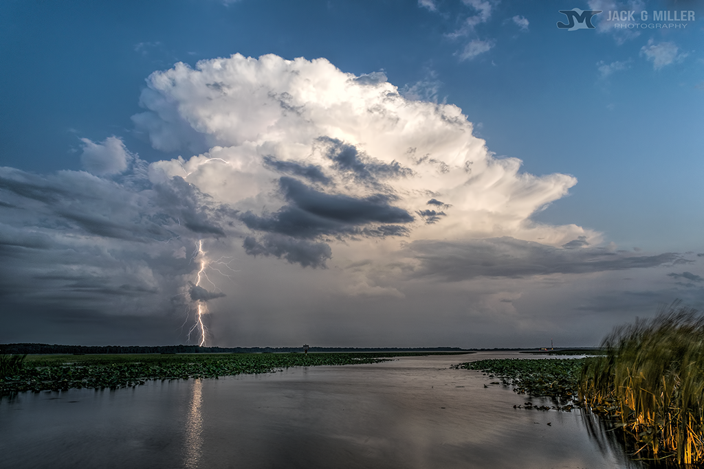 TVN Photo of the Day: Storm near Lake Tohopekaliga in Kissimmee, FL on 5/10/15. By Jack Miller <a href="/rocketlightning/">LightningRocket</a>
