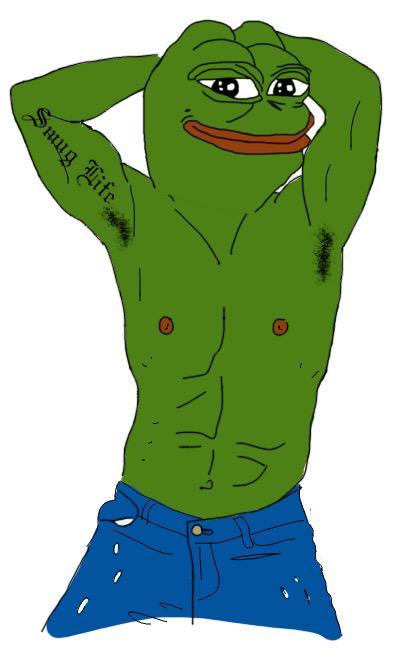 peepthefrog's tweet photo. #GrowingUpPepe when u always need to have a hot body because ur such a dank meme http://t.co/fGHODRzDto