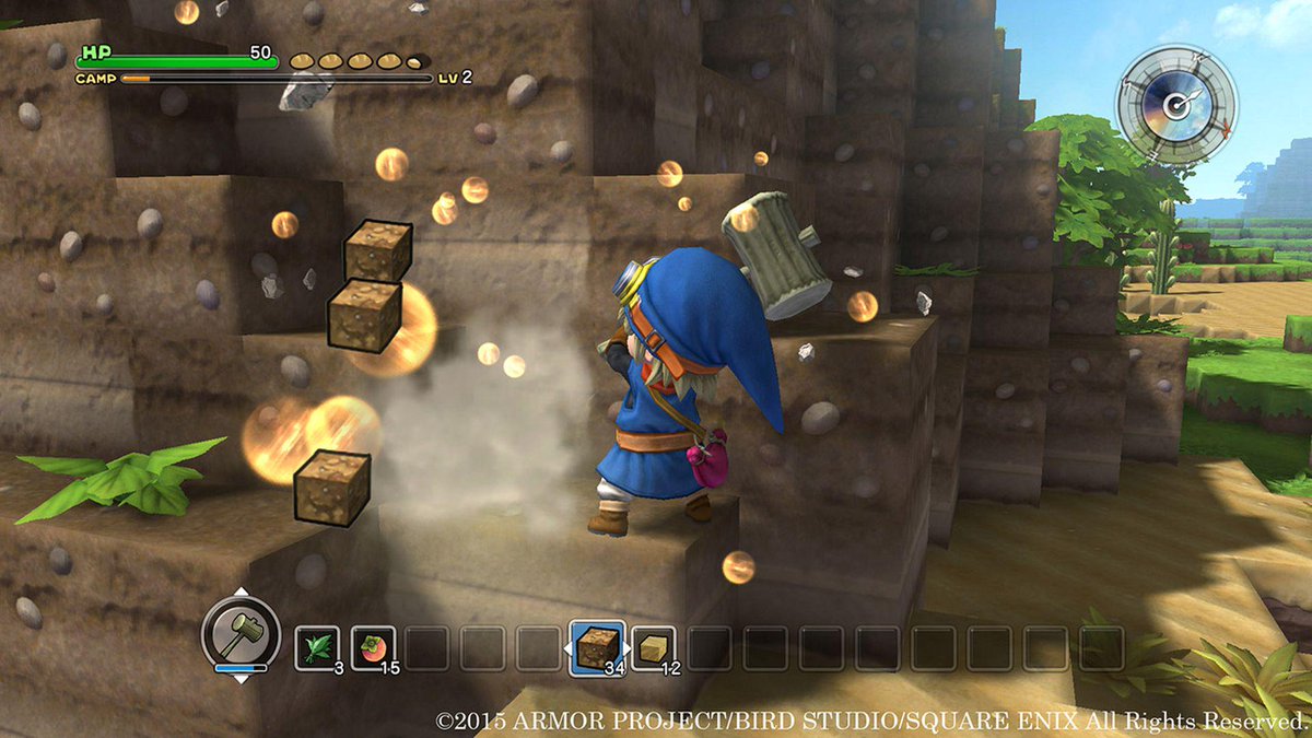 Polygon's tweet photo. First Dragon Quest Builders screenshots show off Square Enix's Minecraft-like RPG http://t.co/vkyPpgwVSt http://t.co/1fbB8ulqup