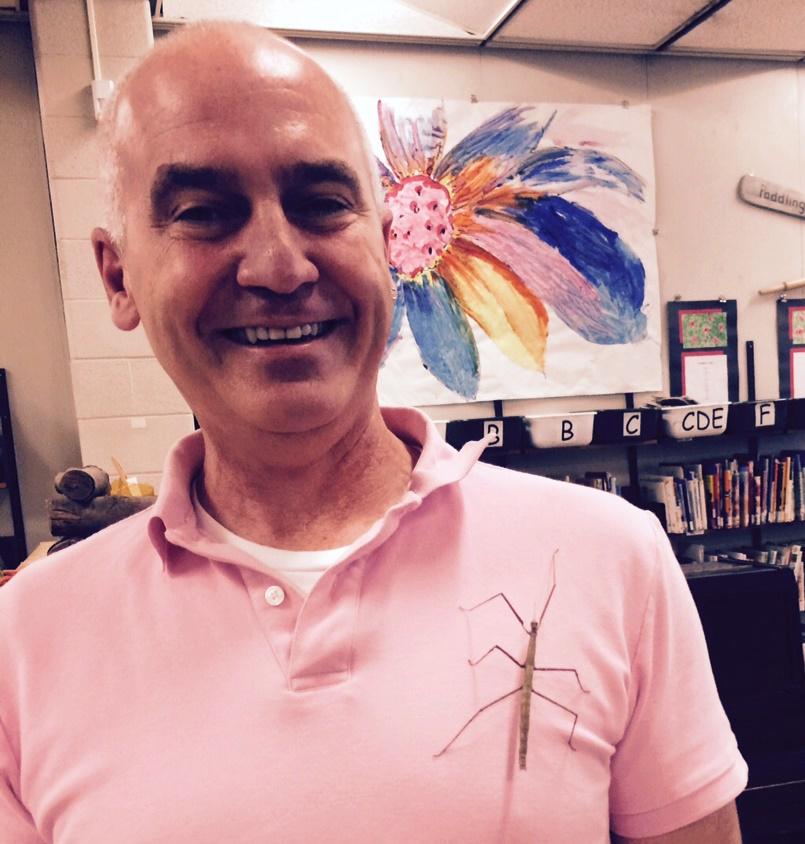 Program Manager meets Stick Insect visitng John D Parker <a href="/TDSB_ConEd/">TDSB Continuing Education Department</a> <a href="/kgfalcon/">Karen Falconer</a> <a href="/tdsb/">Toronto District School Board</a> #summer #learning