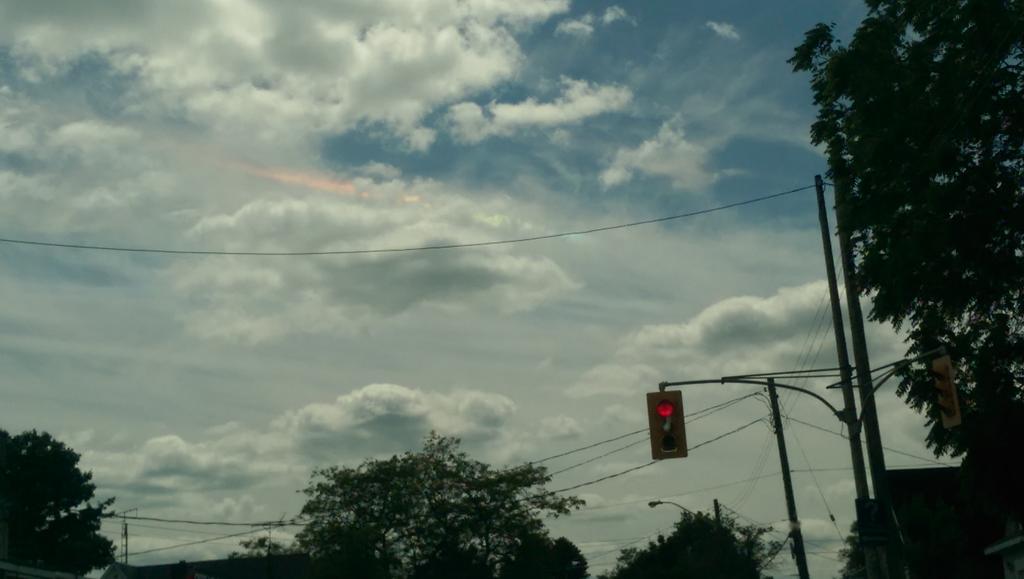 Kaayde's tweet photo. @weathernetwork strange looking rainbow..smear? In port dover http://t.co/JRah7EZDo4