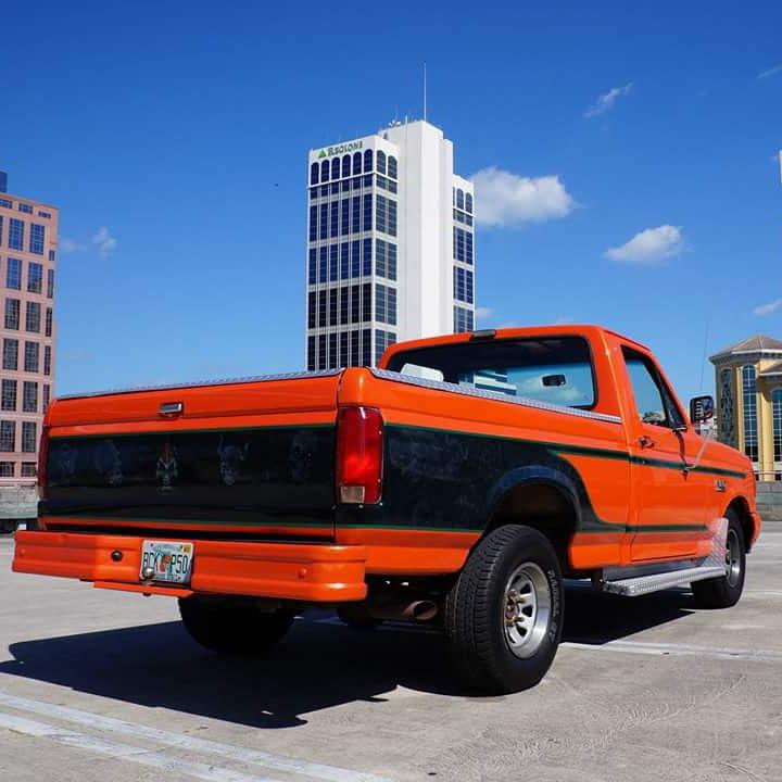 Darenger8's tweet photo. My beloved #1991 #f159 #Antiquetruck #Orangeloverforever  #Downtown  #FortLauderdale  #SouthFlorida #Nofilter http://t.co/1m3GhaBoUy