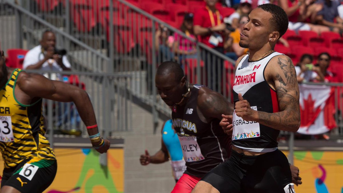 TeamCanada's tweet image. 8 to watch in tonight&apos;s men&apos;s &amp;amp; women&apos;s 100m semis &amp;amp; finals at #TO2015: bit.ly/1fmIZM0 | #NowOrNever