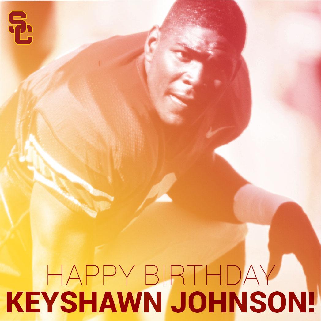 Happy Birthday Keyshawn Johnson!  In two bowl games at USC, he made a combined 20 catches for 438 yards and 4 TDs. 