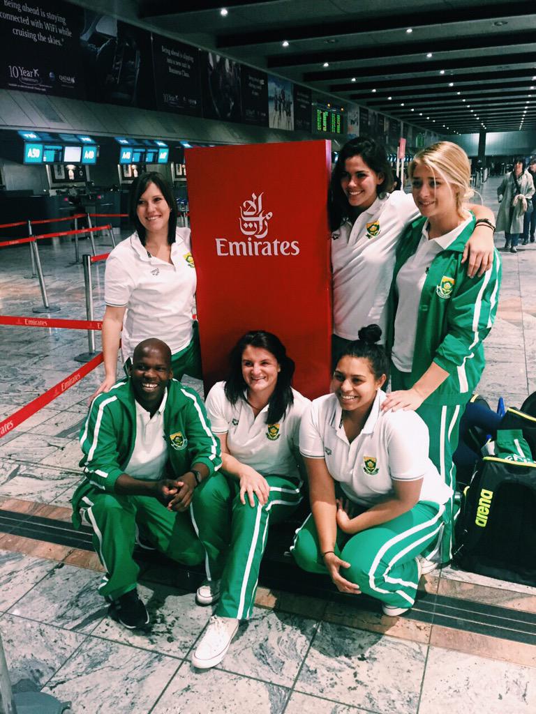 We're off 😁 #Kazan2015 #russia #teamsa #waterpolo #SouthAfrica <a href="/kdubz812/">Kelsey White</a> <a href="/WaterPoloSA1/">Water Polo SA</a>