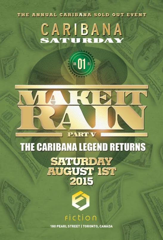 PartyTdot's tweet photo. The Annual Caribana Sold Out Event Caribana Saturday MAKE IT RAIN PART V The Caribana Legend returns on August 1st http://t.co/C0RO5gJLxP