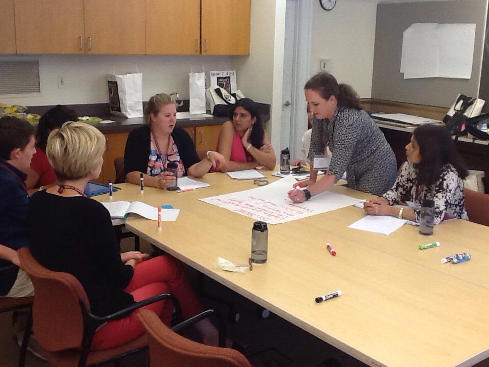 cpaterso's tweet image. Making sense of today&apos;s plenaries, cafe structure-style. #PZC2015