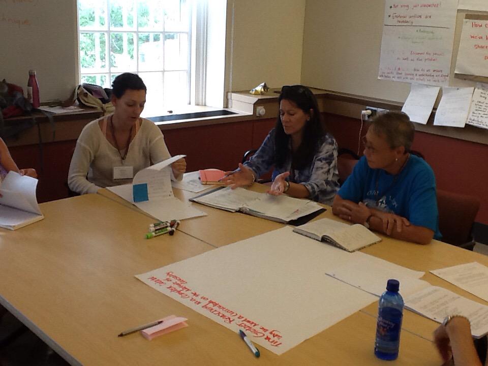 cpaterso's tweet image. Making sense of today&apos;s plenaries, cafe structure-style. #PZC2015