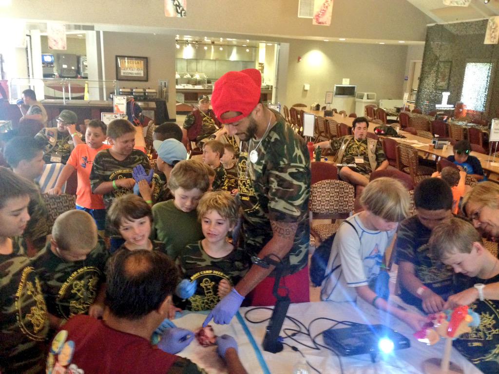 Camp_Taylor's tweet photo. Thank y❤️u @Kaepernick7 for spending today with us! You helped bring pure happiness to all! #TrueColors #WeLoveYou http://t.co/8TOZ176cGJ