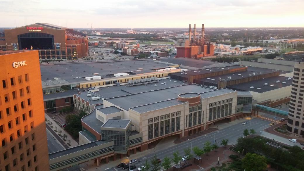 Aerial view of #IndyVMUG