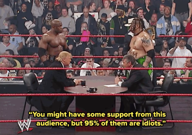 Mic On Twitter Donald Trump S Campaign Explained In 8 Wwe Wrestling Gifs Http T Co P6kiqmv49a Http T Co S0roycqyul