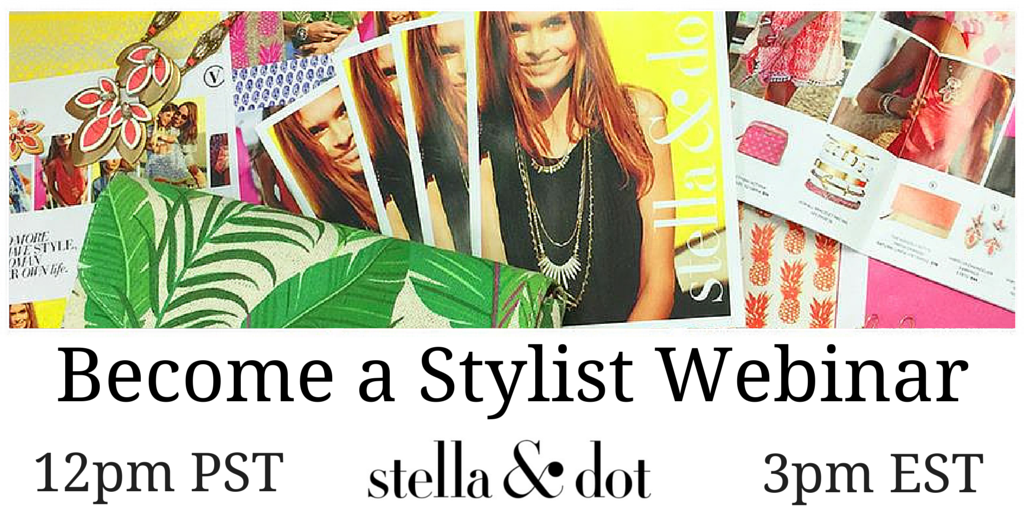 stelladot's tweet photo. Head of Coaching, Kristyn DeRaffele, on a webinar to learn about becoming a Stylist tomorrow: https://t.co/DY9iQ8Wtqr http://t.co/nbzEdPyXE8