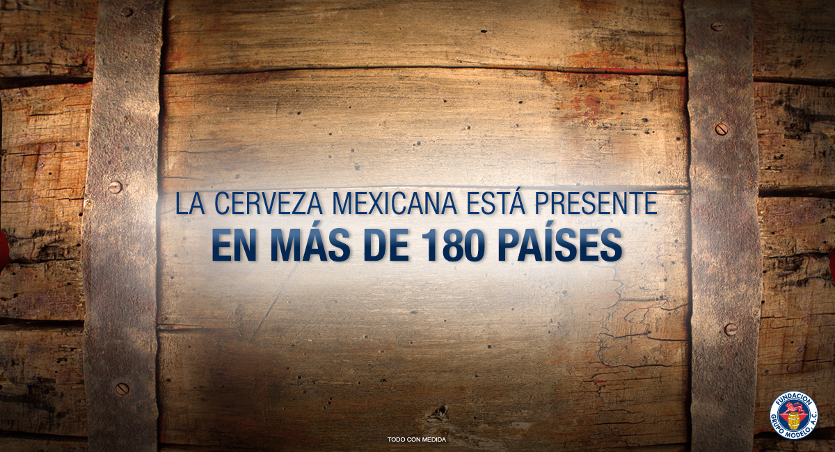 ConsumidorModel's tweet image. #DatoModelo La cerveza mexicana está presente en más de 180 países, somos el principal país exportador del mundo.