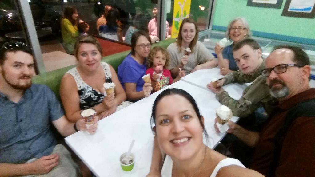 cmseay82's tweet photo. @fisdecs Celebrating National Ice Cream Day with the hubs and in-laws! http://t.co/8PtL3aiowo