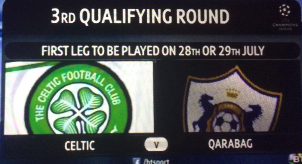 CSFTT's tweet photo. #NextQualifier #CelticFamily #celticfc #HailHail http://t.co/u92x8SON6j