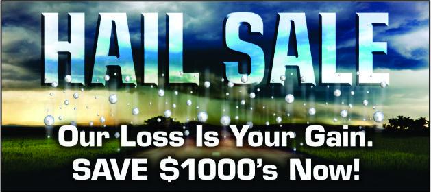 Hail Sale <a href="/LacombeFord/">Lacombe Ford</a>! 2015 F150 Supercab 4x4. MSRP 46-769. Hail Sale price - BEFORE REPAIRS - 29-800. #Ford #deals