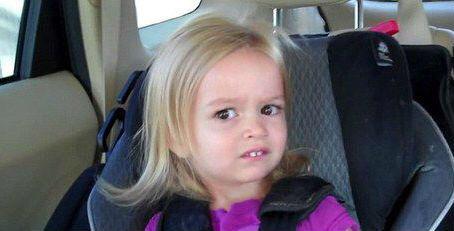 schrackaf's tweet image. People at my table just said I look like the Chloe meme and I was all like...