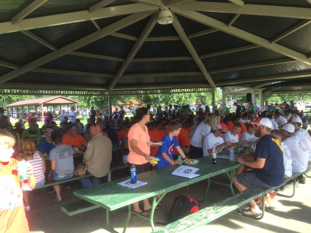 OHVRobinson15's tweet photo. Things are getting underway in Robinson. Teams are eating &amp; getting to know each other. Games begin tomorrow. http://t.co/IqzjNtOz3T