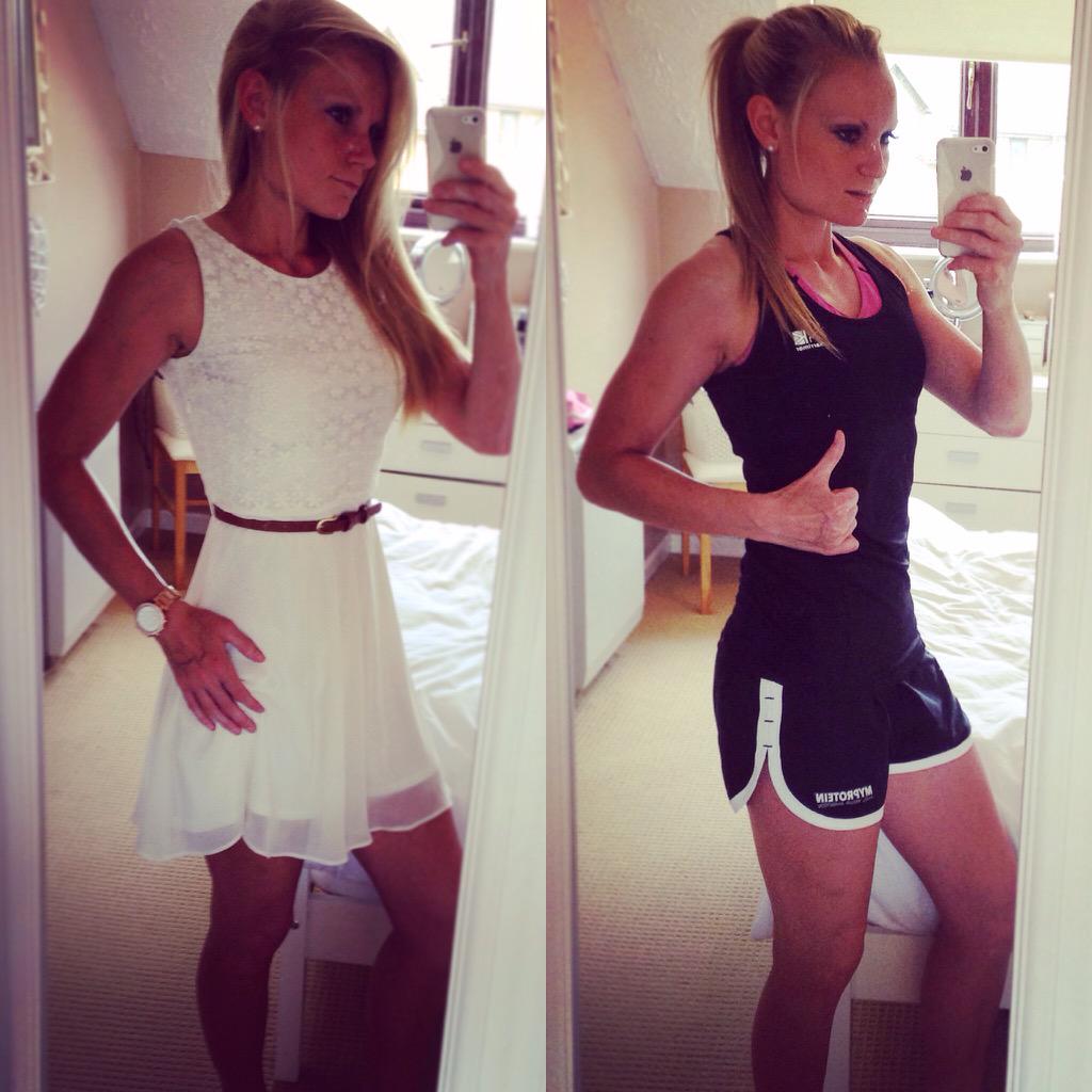CristiListy's tweet photo. Before &amp; after.. gym 💪 @just_oOMoni @stark2937 @jedisuperstar @labellabikini @SNWarehouse @Emma__Hoe @EmmaNinjaNerd http://t.co/h5dpZnff5Z