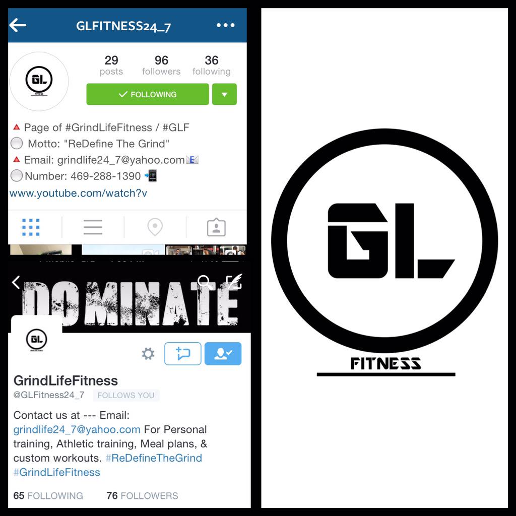 vertachie's tweet photo. Stop what yall doing & π£π£π£@GLFitness24_7 Every athlete should be following them because we are #RedefiningTheGrind πͺπΎ http://t.co/C8NmGEKMJS