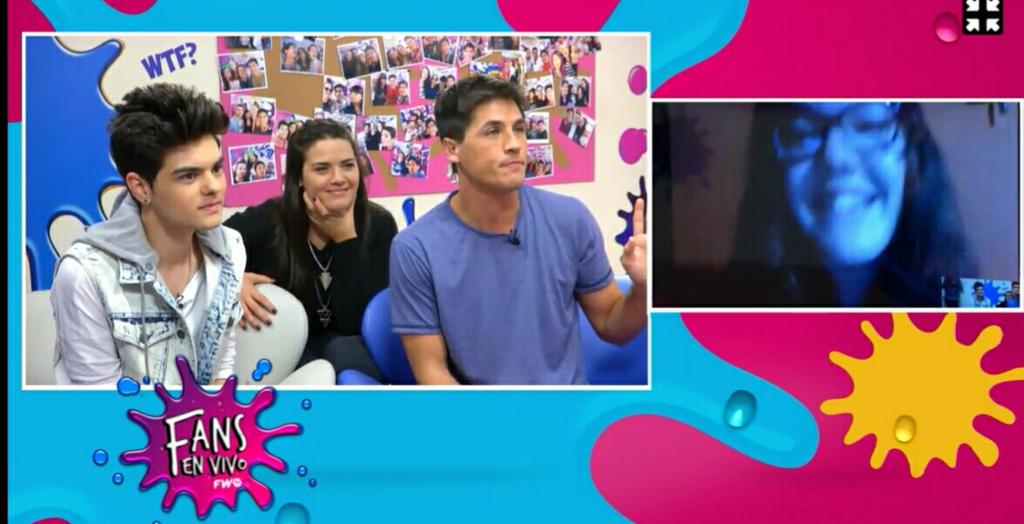 micavazquezfans's tweet photo. #PROGRAMA116 de @FansEnVivo con el invitado @AbrahamMateoMus junto a @micavazquez y @coco_maggio 👌😀 Lindo programa http://t.co/H0sNFfHisx
