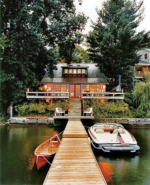 One Kindesign On Twitter Woodsy Lake Front Cabin In Upstate New