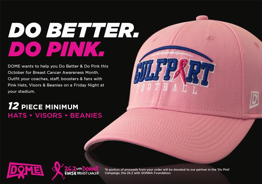 domehats's tweet photo. Proud to launch the #DoPink Pledge...Deck out ur team in custom pink hats, visors & beanies to benefit @262withDonna http://t.co/ZY9vxj2zKR