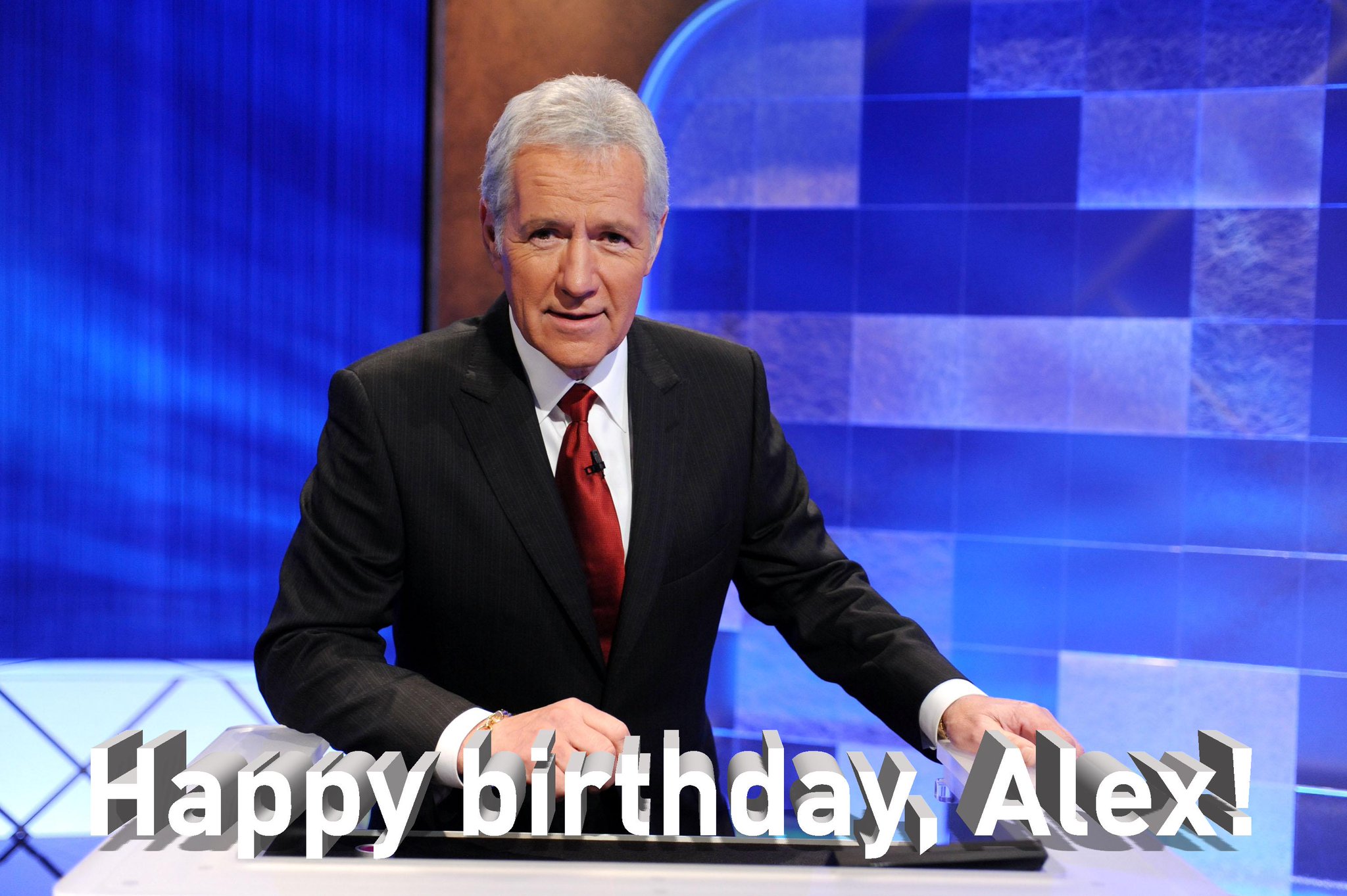 Happy birthday, Alex Trebek! Watch Jeopardy here on News10 at 7 p.m. 