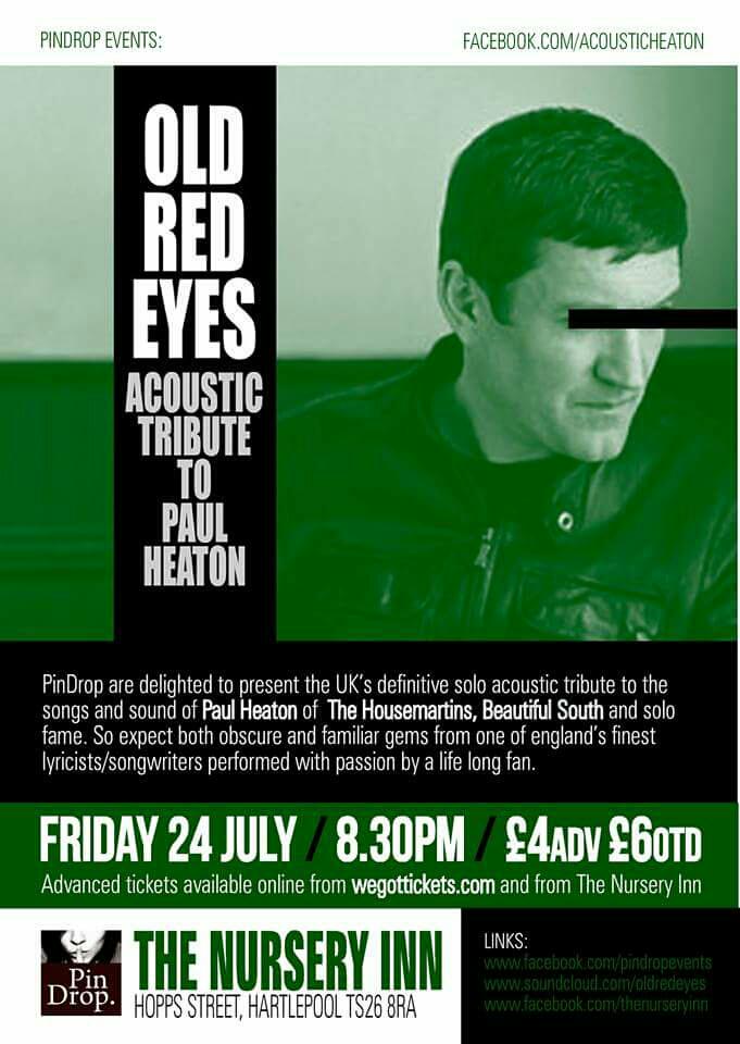 pindropevents's tweet photo. An Hour B4 Doors #Acoustic Tribute to @acousticheaton + #MarthaCook #TheNursery 8pm / £6otd http://t.co/d4RmH0qi6T http://t.co/mqkrbjzOPM
