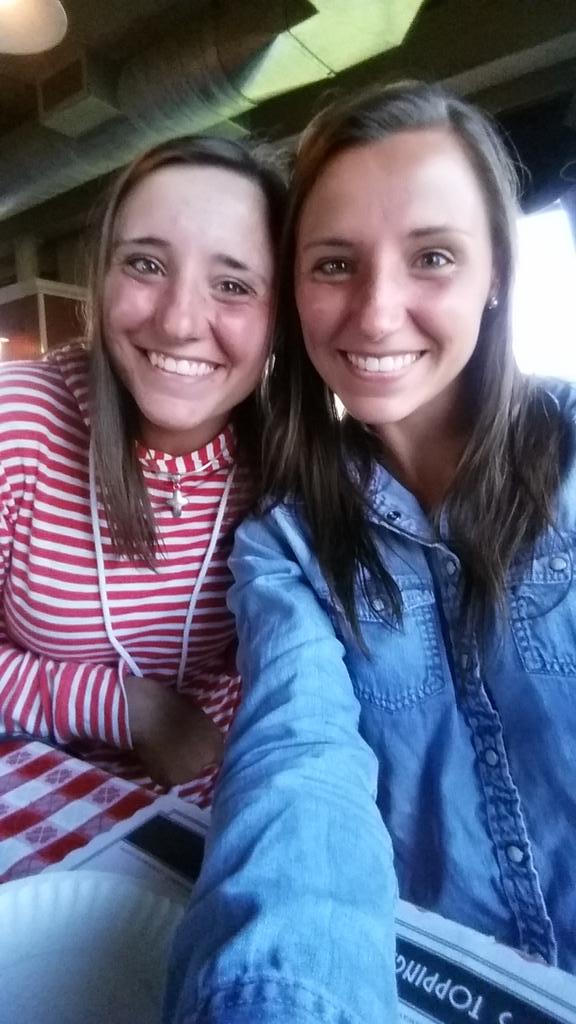 MissMImao's tweet photo. My lovely granddaughters at Fricanos celebrating Emily ' s 24th birthday! http://t.co/GaW9dNC0cF