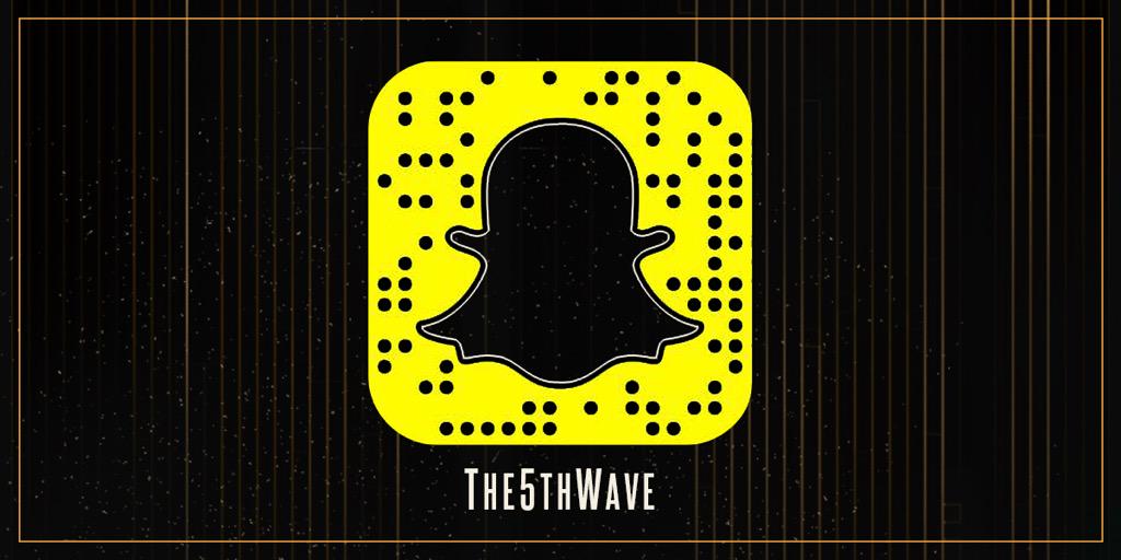 5thWaveMovie's tweet image. Follow The5thWave on @Snapchat now… Before it’s lights out.