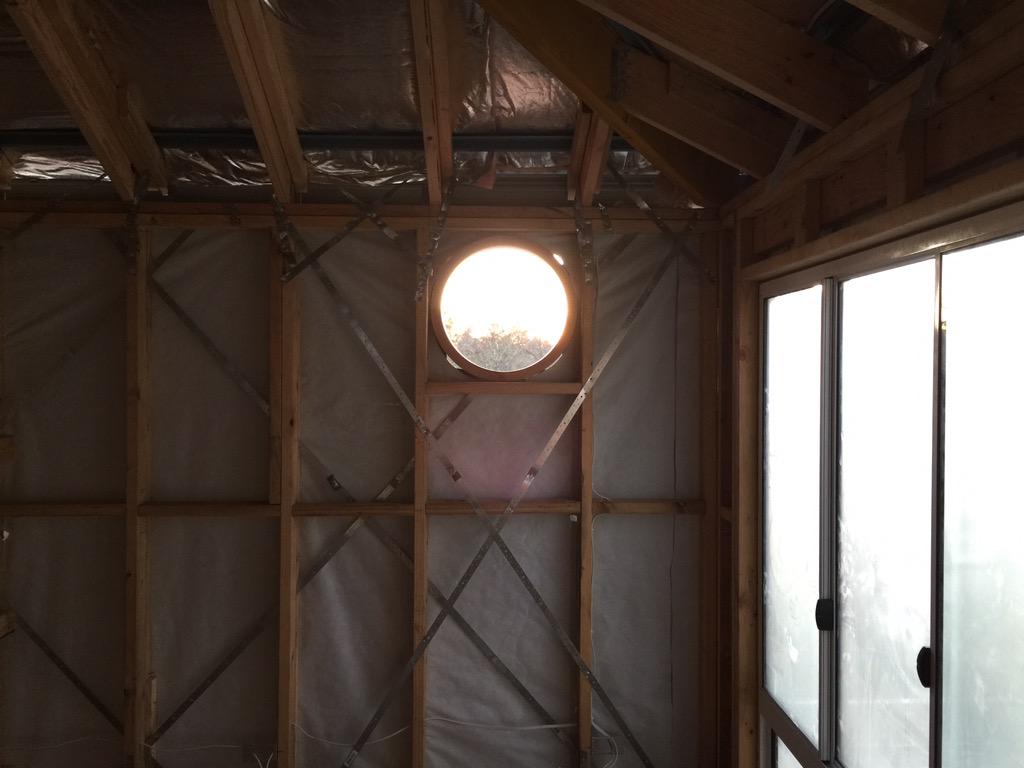 ODMBuilding's tweet image. We are calling this the porthole project. Our client has a love for round windows. This shot was when I realised why!