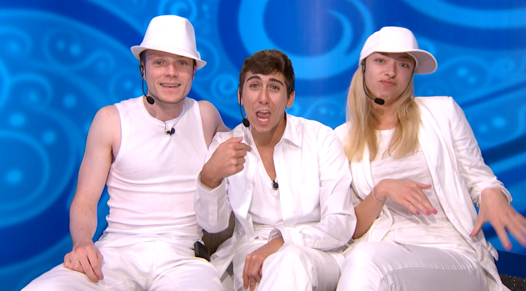 CBSBigBrother's tweet photo. Yo yo yo! The #WhackstreetBoys are here! #BB17 http://t.co/3OyyXZFgfe