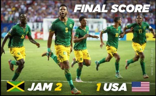crusadersnetbal's tweet photo. Congratulations to Jamaica's Reggae Boyz on their 2 - 1 win over the USA
#TeamJamaica  #ReggaeBoyz  #CONCACAFGoldCup http://t.co/dTrwKyEupf