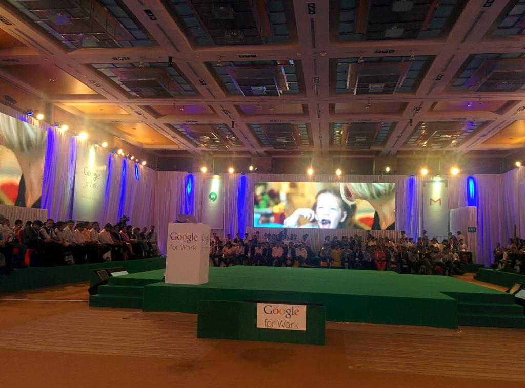 sharadmhta's tweet image. The stage is set. #GoogleAppsforWork