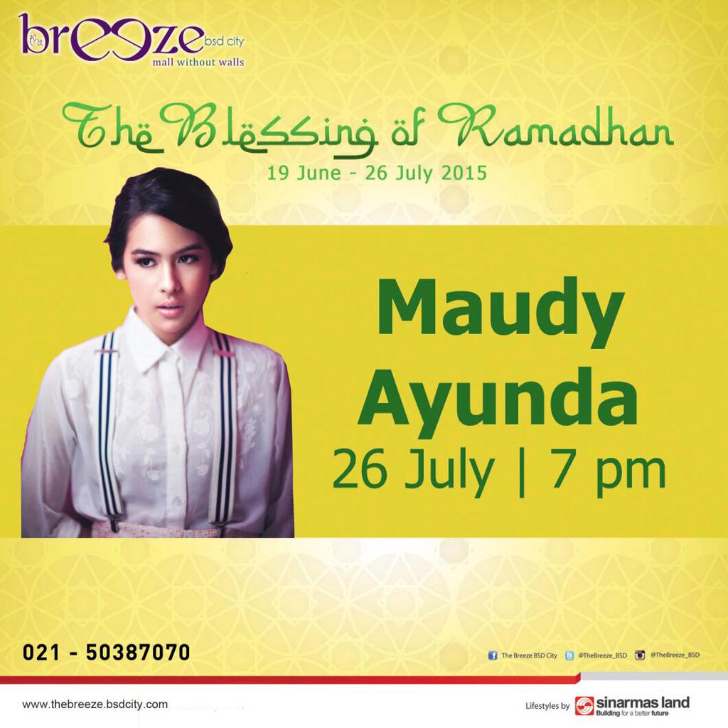 Maudears_Pwt's tweet photo. "@maudyayunda: This sunday: at The Breeze BSD. Yuk dtg! http://t.co/N9fP7Meglo"