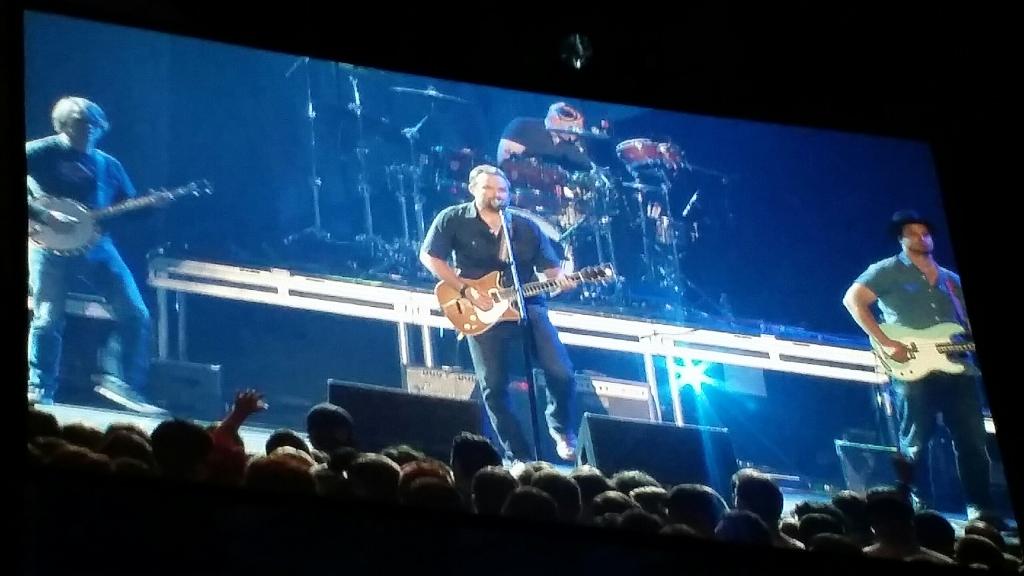 Warren_Spitz's tweet photo. Debut of @frank_brothers #0002 played by Brad Corrigan @dispatchmusic sold out @TheGarden #dispatchhunger http://t.co/O54Mslrikn