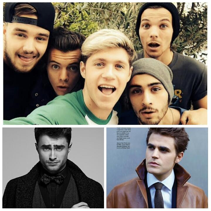 Happy 5th Anniversary for One Direction, and Happy Birthday Daniel Radcliffe and Paul Wesley.. 