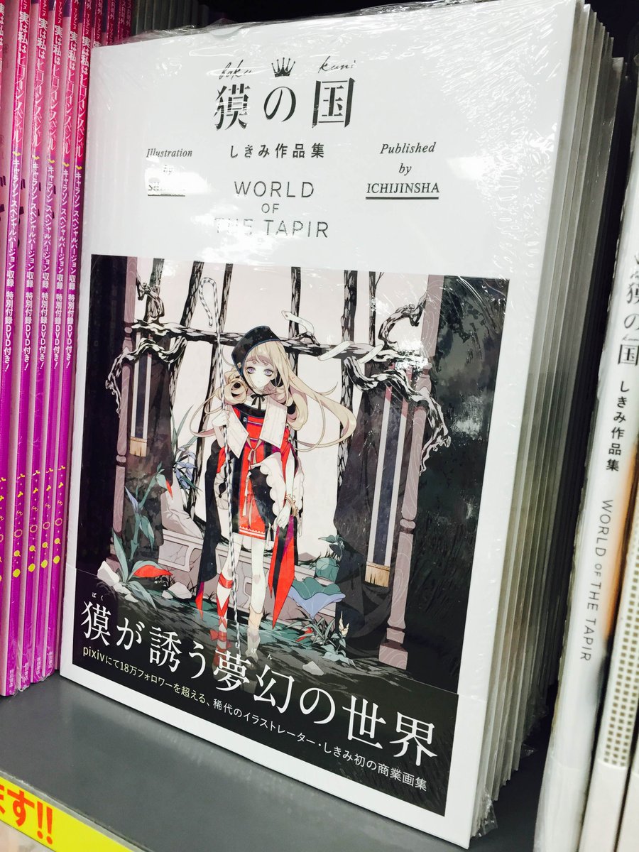 アニメイト町田 オススメ書籍 しきみ 先生イラスト集 獏の国 発売中マチ Pixiv オンラインゲーム 書籍の装画などでも大活躍中の先生の 商業では初となる画集マチ 夏休みにジックリ絵を描いてみたい人にもオススメ Http T Co ce9cyuws