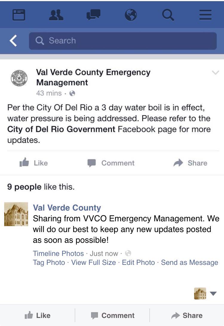 Sharing from the Facebook page.  Contact the City or our own EMC, Rowland Garza, for more updates!