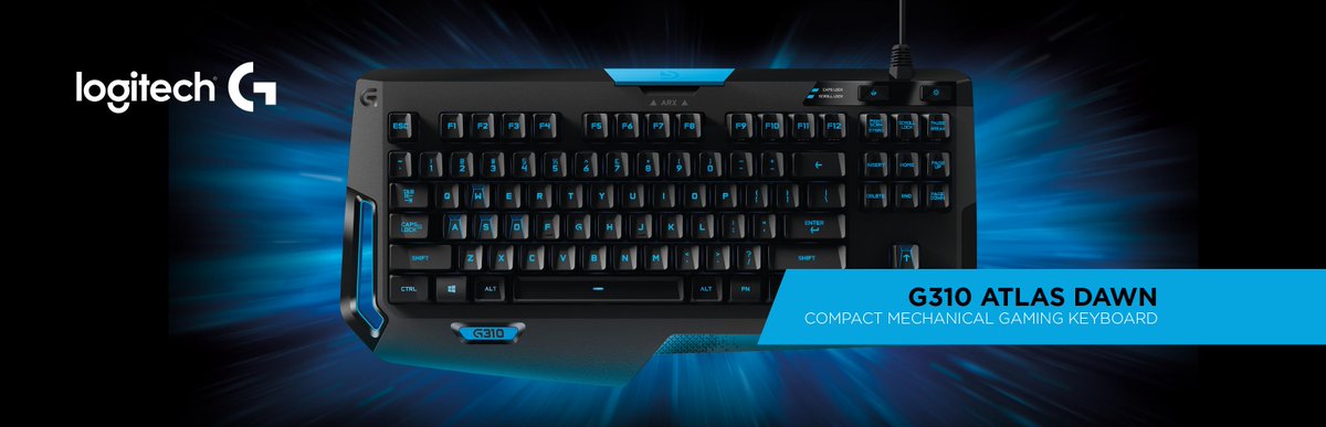 Uregelmæssigheder Et hundrede år manuskript Logitech India on Twitter: "We're excited to launch the #Logitech G310  Atlas Dawn Gaming Keyboard with 25% faster actuation than other keyboards  http://t.co/FF4Vyk0dss" / Twitter