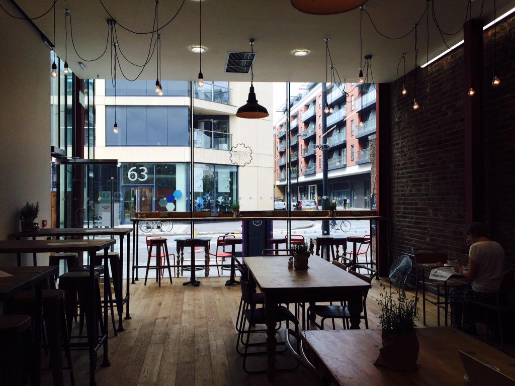 Introducing St Luke's new community cafe and rooftop terrace. Smashed avocado, scrambled eggs and mushrooms for £5