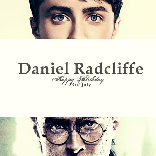 Happy Birthday to Daniel Radcliffe, thanks 4 give me the best infance with your talent! 
