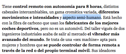 JotDownSpain's tweet photo. Un vibrador con aspecto semihumano (?) http://t.co/IclIiMl8cu