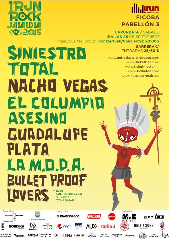 IrunRock's tweet photo. Egun on! ¡Buenos días!
#IrunRock2015 #Ficoba
#Entradas en:
@LeBukowski
@DabadabaSS
@OrruaBar
@BarSargia
@elsubespacio http://t.co/G2Iy0tTF3G