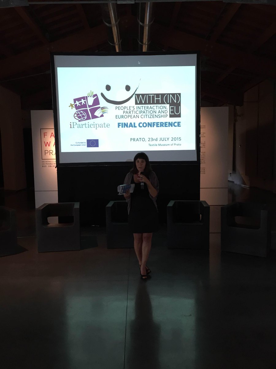 IPARTICIPATEeu's tweet photo. L'intervento di #SerenaMatarese alla conferenza finale di #IPARTICIPATE @AnciToscana @MinLavoro #livetweet http://t.co/7AJHGrQ8S8